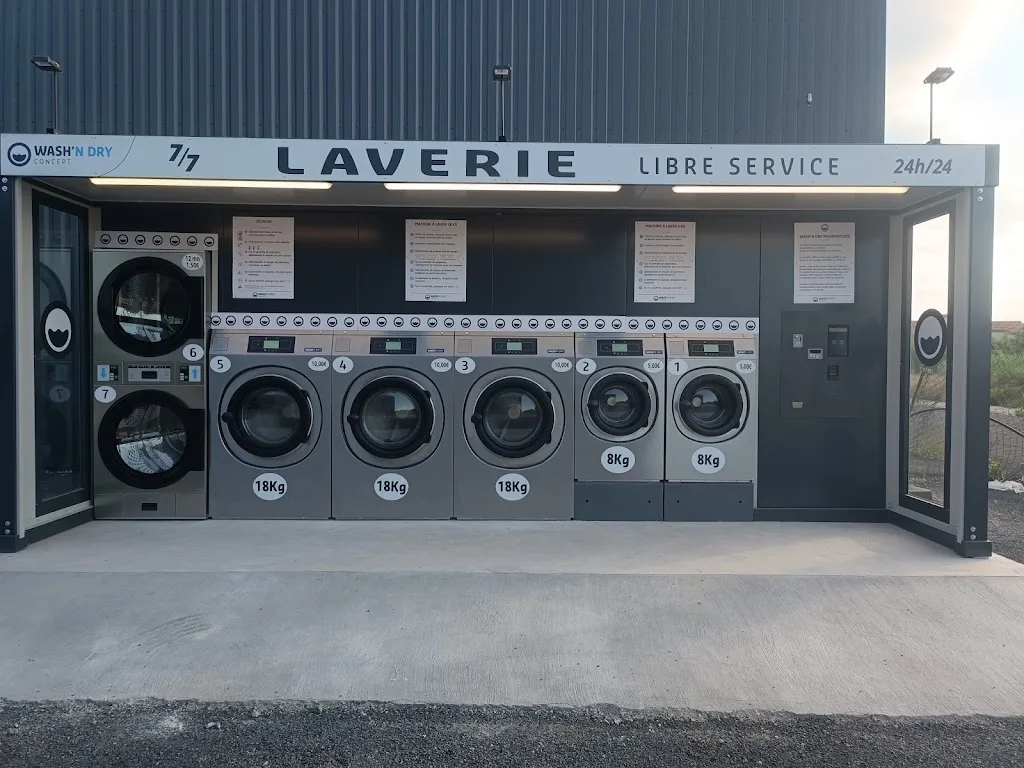 Laverie Wash’n Dry – Saint Laurent de la Salanque – 24/24 7j/7 - photo 1