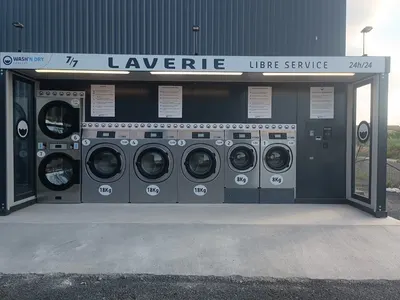 Laverie Wash’n Dry – Saint Laurent de la Salanque – 24/24 7j/7